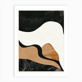 Lilongwe Stone Park Bauhaus Minimalist Art Print