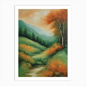 Autumn In The Mountains 9 Art Print