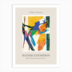 Frog 2 Matisse Inspired Exposition Animals Poster Art Print