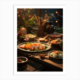 Asian Cuisine 7 Art Print