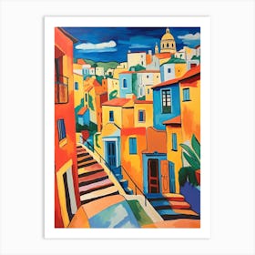 Valletta Malta 1 Fauvist Painting Art Print