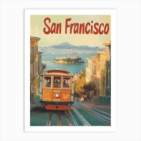 Aihrgdesign A Classic 1960s Travel Poster For San Francisco 4 Art Print