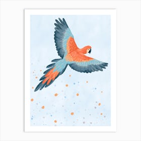 Fly With Me (Blue) Art Print
