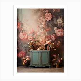 Shabby chic room Art Print