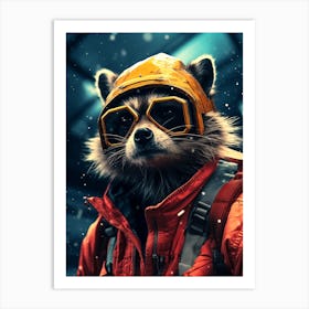 Rocket Raccoon Art Print