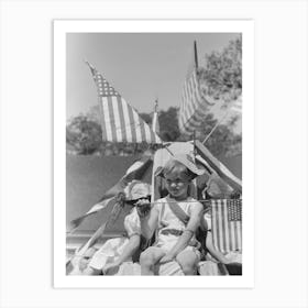 Untitled Photo, Possibly Related To Children On Float In Fourth Of July Parade Vale, Oregon By Russell Lee Art Print