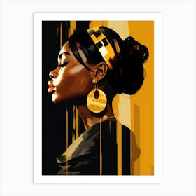 Portrait Of African Woman 22 Art Print