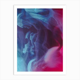 Abstract Smoke Art Print