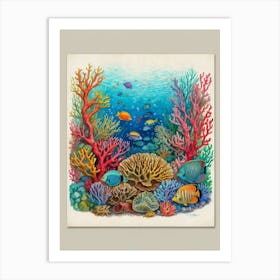 Coral Reef 6 Art Print