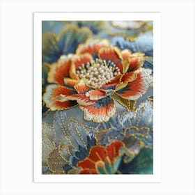 Chinese Embroidery 41 Art Print