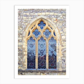 Stained Glass Window Art Print