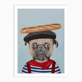 French Pug 2 Art Print