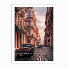 Old Havana Street Art Print