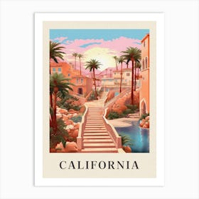 Vintage Travel Poster California Art Print