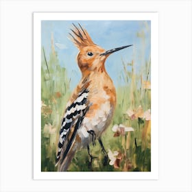 Bird Painting Hoopoe 4 Art Print