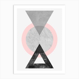 Conceptual geometric art 1 Art Print