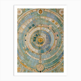 Astronomical Clock Art Print