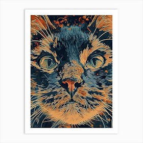 Cat Portrait 2 Art Print