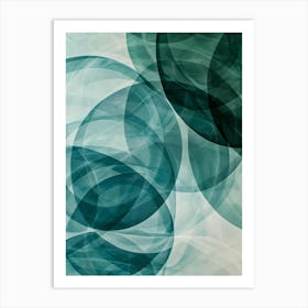 Abstract Circles 124 Art Print