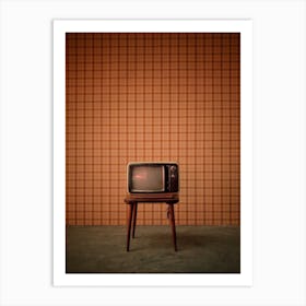 Retro Tv, 1970'S Art Print