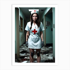 Trouble Sleeping In The Hospital-Call The Night Nurse - Reimagined 8 Art Print