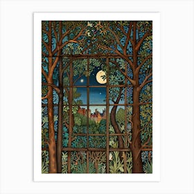 William Morris Window In The Woods Art Print