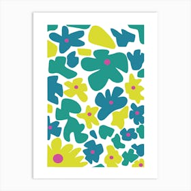 Abstract Flower Art Print