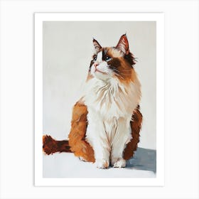 Ragdoll Cat Painting 2 Art Print