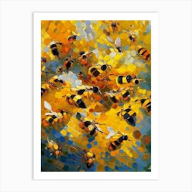Swarm Of Bees 2 Painting Art Print
