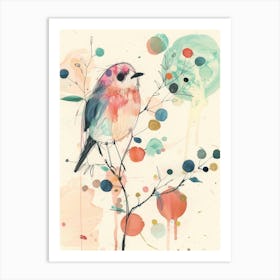 Bird On A Branch 45 Art Print