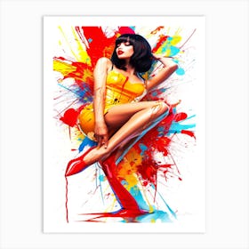 Fashion Model Queen - Model Poser Art Print