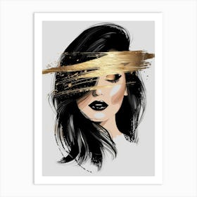 Gold Of A Woman 1 Art Print