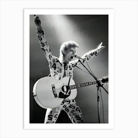 Newcastle City Hall Photo Of David Bowie Art Print