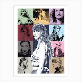 Taylor Swift Pop Art 1 Póster