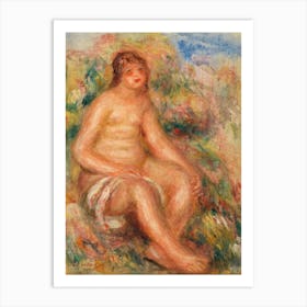 Bather, Pierre Auguste Renoir Art Print