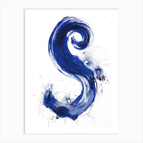 Letter S 4 Art Print