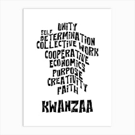 Kwanzaa Quotes 1 Art Print