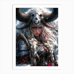 Horned Warrior Art Print