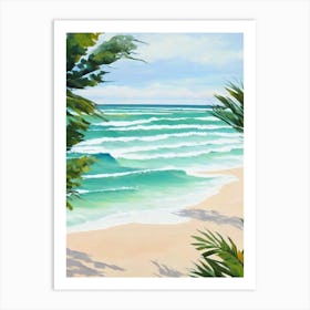 Cable Beach, Australia Contemporary Illustration 1  Art Print