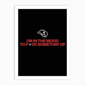 Beyonce Cuff It Lyrics 2 Art Print