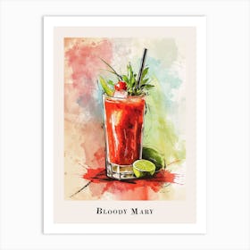 Bloody Mary Tile Poster 2 Art Print