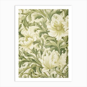 Floral Wallpaper 5 Art Print