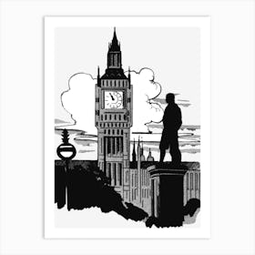 Big Ben England London Uk Landmark Art Print