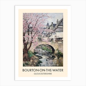 Bourton On The Water (Gloucestershire) Painting 6 Travel Poster Art Print