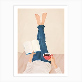 Morning Read Art Print