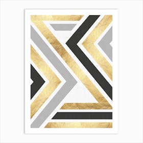 Geometric textures art 5 Art Print