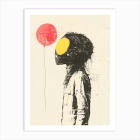 'The Balloon' Art Print