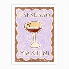 Espresso Martini Art Print