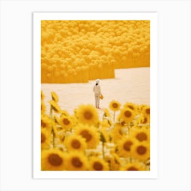 Sunflower Field 4 Art Print