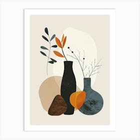 Cute Abstract Objects Collection 5 Art Print